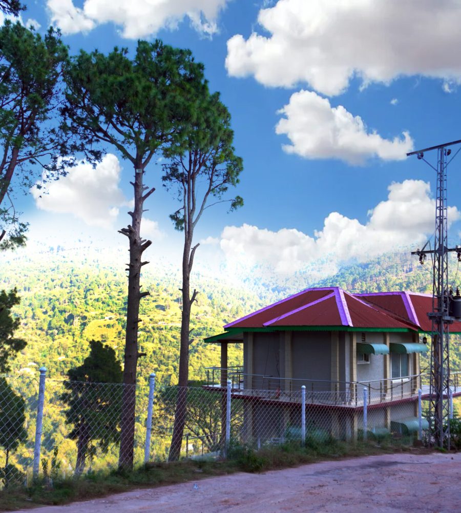 The New Murree Resorts is located on Anguri Road, where a luxury lifestyle with beautiful, which is only 9 km from the well-known Patriata chairlift.